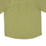 WOOLRICH Mens Shirt Green Check L