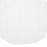 NAUTICA Mens Shirt White Check Long Sleeve XL