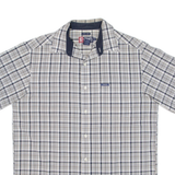 CHAPS Mens Shirt Grey Check M