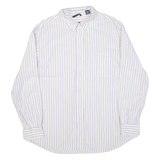 CHAPS Mens Shirt Purple Striped Long Sleeve XL