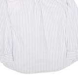 CHAPS Mens Shirt Purple Striped Long Sleeve XL