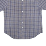 NAUTICA Mens Shirt Blue Check L