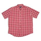 NAUTICA Mens Shirt Red Check 2XL
