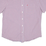 NAUTICA Mens Shirt Red Check M