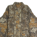 DUXBAK Realtree Mens Coat Brown Twill 90s Camouflage 2XL