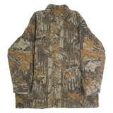 DUXBAK Realtree Mens Coat Brown Twill 90s Camouflage 2XL