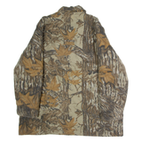 DUXBAK Realtree Mens Coat Brown Twill 90s Camouflage 2XL