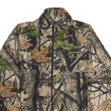 BIG BILL Mens Fleece Jacket Brown Camouflage XL