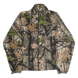 BIG BILL Mens Fleece Jacket Brown Camouflage XL