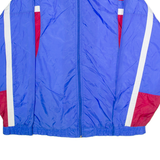 MACGREGOR Mens Shell Jacket Blue Nylon 90s Hooded M