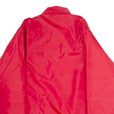 MAPLE Holy Trinity CYO Faux Fur Lined Mens Coach Jacket Red Nylon 80s USA M