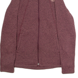 THE NORTH FACE Womens Fleece Jacket Red Knit S