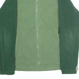 THE NORTH FACE Womens Fleece Jacket Green Colourblock L