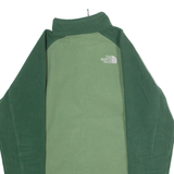 THE NORTH FACE Womens Fleece Jacket Green Colourblock L