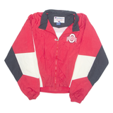 CHAMPION Mesh Lined Ohio State Mens Track Jacket Red USA L