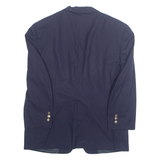 BURBERRY Mens Blazer Jacket Blue Wool 90s M