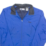 FILA Mesh Lined Mens Track Jacket Blue L