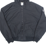 ADIDAS Womens Jacket Black Hooded UK 18