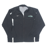 NIKE Mesh Lined Mens Track Jacket Black 90s XL