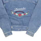 NEVADA Womens Denim Jacket Blue 90s M