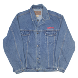 PORT Mens Denim Jacket Blue 90s L