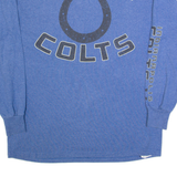 NFL Indianapolis Colts Mens T-Shirt Blue Long Sleeve USA L
