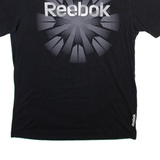 REEBOK Mens T-Shirt Black M