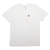 ADIDAS Mens T-Shirt White L