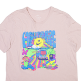 NIKE Mens T-Shirt Pink L