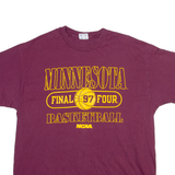 CHAMPION Minnesota Mens T-Shirt Maroon USA XL