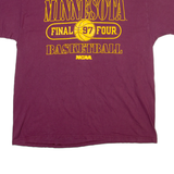 CHAMPION Minnesota Mens T-Shirt Maroon USA XL