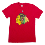 REEBOK Chicago Blackhawks Mens T-Shirt Red USA S