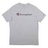 CHAMPION Mens T-Shirt Grey M