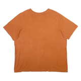 NIKE Mens T-Shirt Orange XL