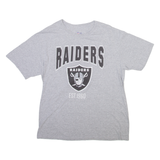NFL Las Vegas Raiders Mens T-Shirt Grey USA L