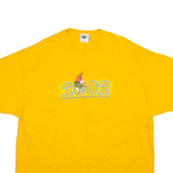 UNIVERSAL STUDIOS Mens T-Shirt Yellow 2XL