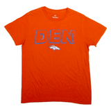 FANATICS Denver Broncos Mens T-Shirt Orange USA M