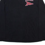 ADIDAS Mens T-Shirt Black Long Sleeve M