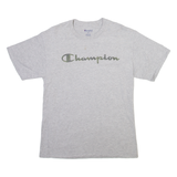 CHAMPION Mens T-Shirt Grey M