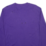 NBA LA Lakers Mens T-Shirt Purple Long Sleeve USA M