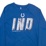 NFL Indianapolis Colts Mens T-Shirt Blue Long Sleeve USA XL