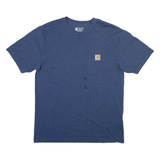 CARHARTT Mens T-Shirt Blue M
