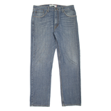 LEVI'S 505 Jeans Mens Blue Regular Straight Stone Wash W38 L34