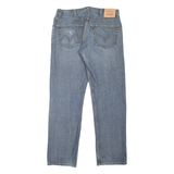 LEVI'S 505 Jeans Mens Blue Regular Straight Stone Wash W38 L34
