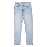 LEVI'S 512 BIG E Jeans Mens Blue Slim Tapered Stone Wash W29 L32
