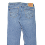 LEVI'S 505 Jeans Mens Blue Regular Straight Stone Wash W38 L30
