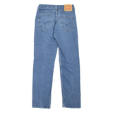 LEVI'S 514 Jeans Mens Blue Slim Straight Stone Wash W28 L30
