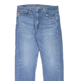 LEVI'S 505 Jeans Mens Blue Regular Straight Stone Wash W38 L34
