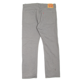 LEVI'S 513 Jeans Mens Grey Slim Straight W36 L30