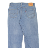 LEVI'S 550 Jeans Mens Blue Relaxed Tapered Stone Wash W36 L32